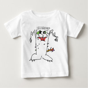 FrankEinstein Cartoon Monster Baby T-Shirt