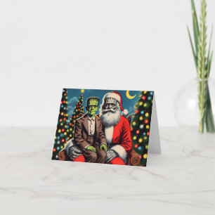 Franken Claus Card
