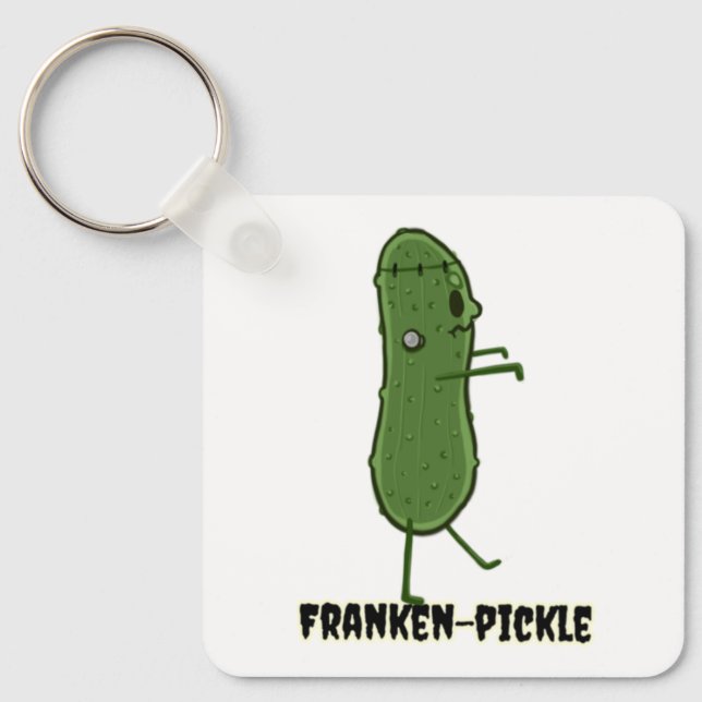 Franken-pickle keychain (Front)
