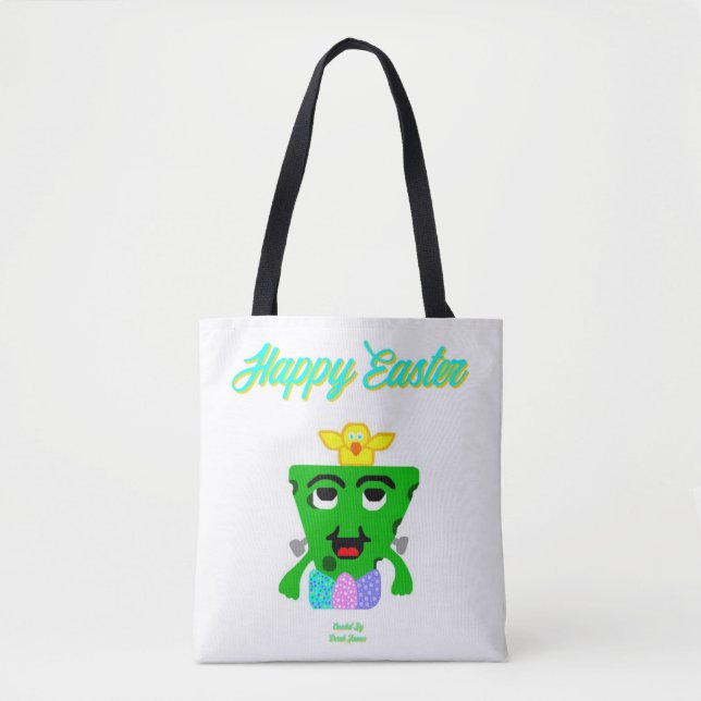 FrankenCheese Easter All-Over-Print Tote Bag (Front)