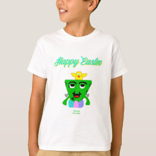FrankenCheese Easter Boys White Basic T Shirt