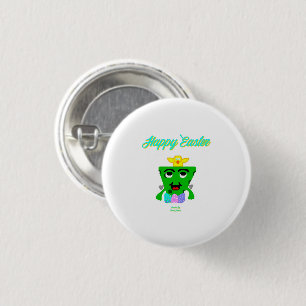 FrankenCheese Easter Round Button