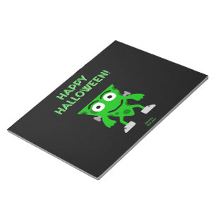 FrankenCheese Halloween Greetings Notepad 