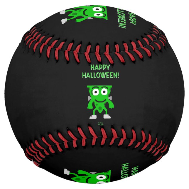 FrankenCheese Halloween Greetings Softball (Front)