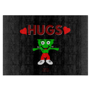 FrankenCheese Hugs Cutting Board 27.9 cm x 20.3 cm