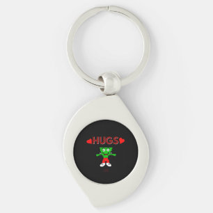 FrankenCheese Hugs Swirl Keychain