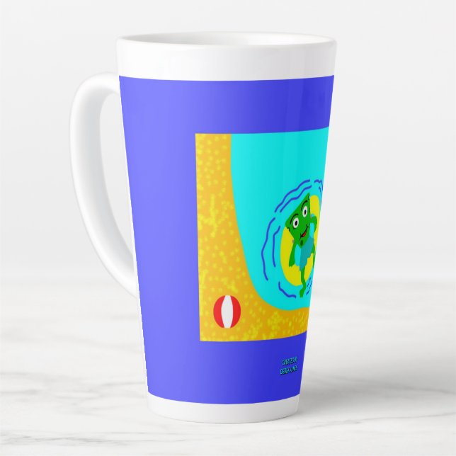 FrankenCheese Summer Large Latte Mug (Left Angle)
