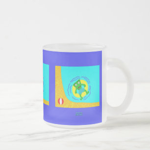 FrankenCheese Summer Small Frosted Glass Mug