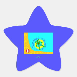 FrankenCheese Summer Star Sticker