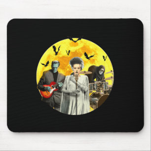 Frankenguitar  With Bride and Igor Halloween Band  Mouse Mat