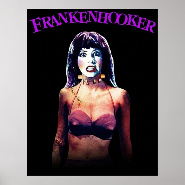 Frankenhooker Retro Cult Classic Horror Comedy  Poster (Front)