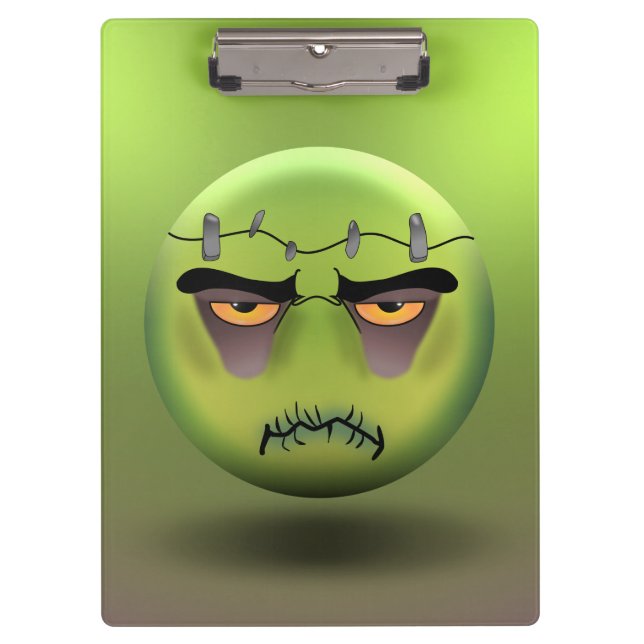Frankenmoji Block Door Clipboard (Front)