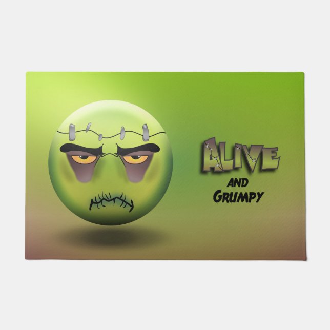 Frankenmoji Paillasson Doormat (Front)