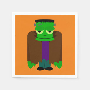 Frankenmonster Halloween dress up Napkin