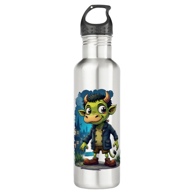Frankenmoo 710 Ml Water Bottle (Front)