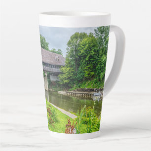 Frankenmuths Covered Bridge Latte Mug