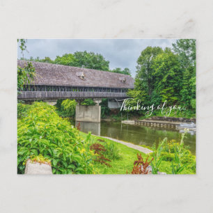 Frankenmuths Covered Bridge Thinking Of You Postcard
