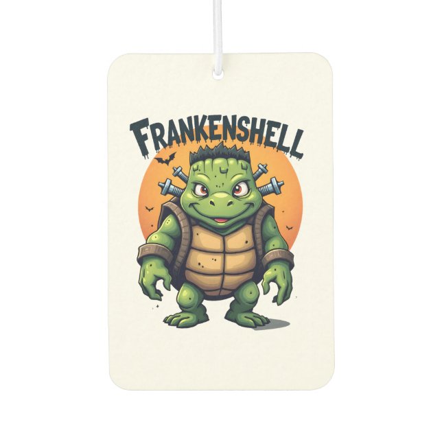 Frankenshell Turtle Car Air Freshener (Front)