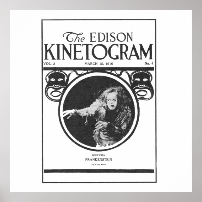 Frankenstein 1910 The Edison Kinetogram Poster (Front)