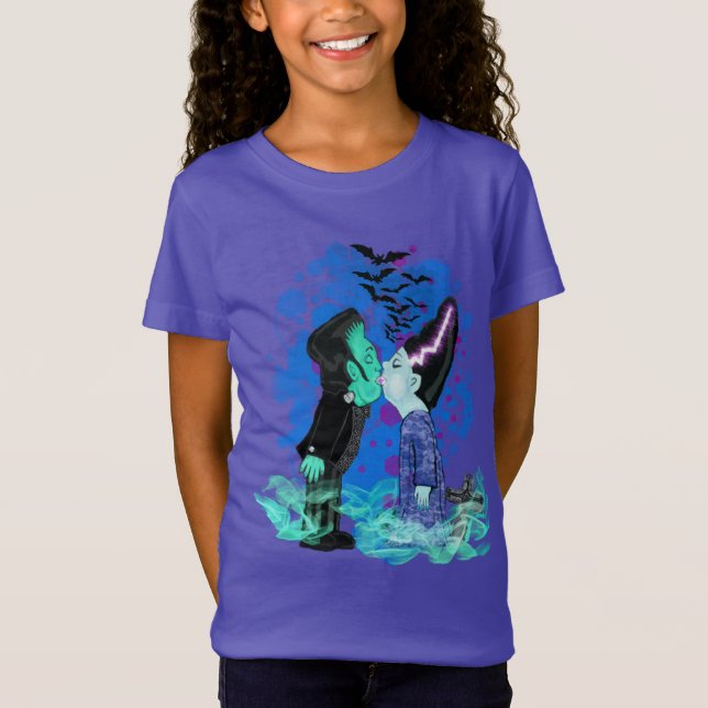 Frankenstein and his bride T-Shirt (Front)