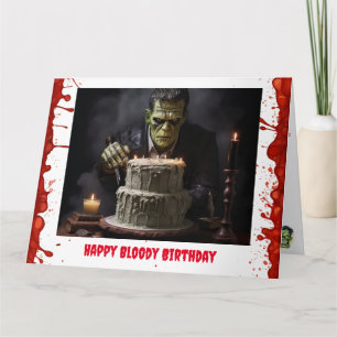 Frankenstein Birthday Card