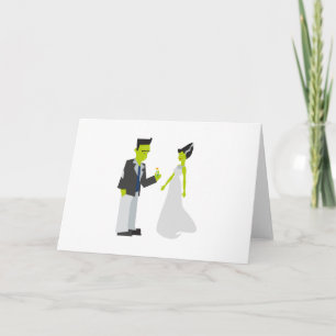 Frankenstein & Bride Card