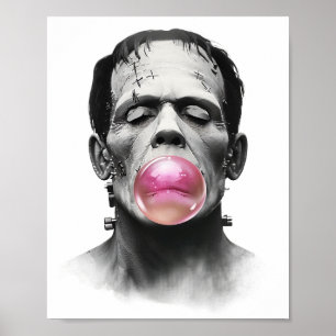 Frankenstein Bubble Gum Poster