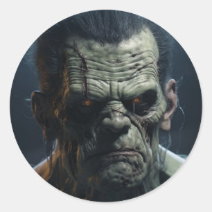Frankenstein Classic Round Sticker