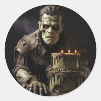Frankenstein Classic Round Sticker