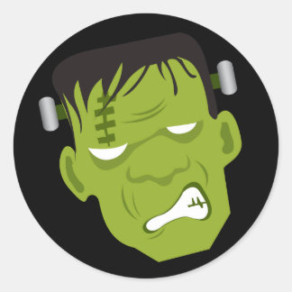 Frankenstein Classic Round Sticker