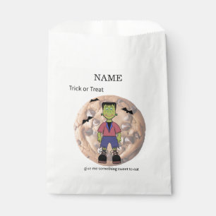 Frankenstein Cookie Sleeve Favour Bags
