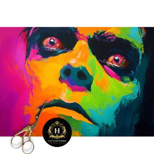 Frankenstein Decoupage Tissue Paper