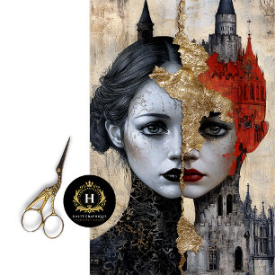 Frankenstein Decoupage Tissue Paper