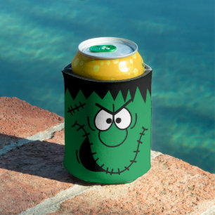 Frankenstein Face - Halloween Can Cooler