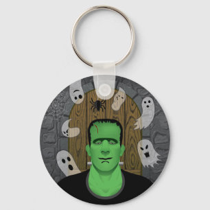 Frankenstein & Ghosts (Colour Variant) Key Ring