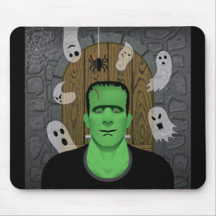 Frankenstein & Ghosts Mouse Mat