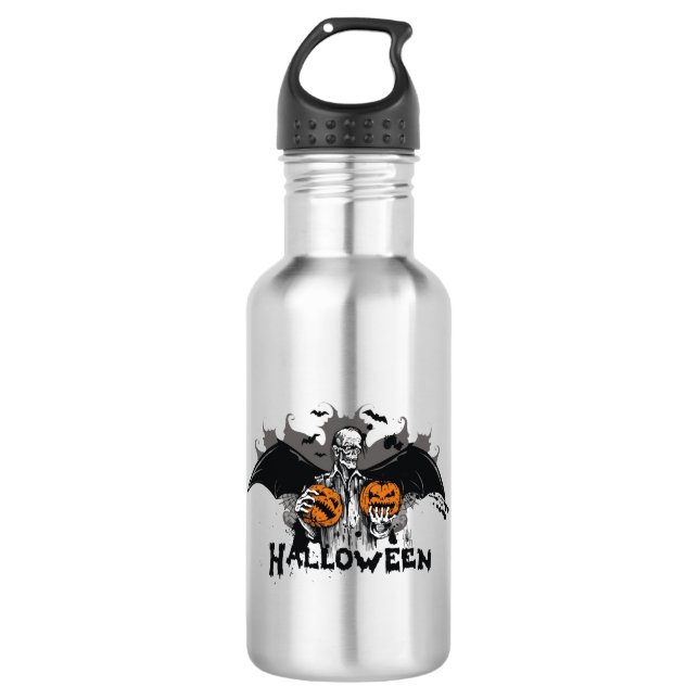 Frankenstein Halloween 710 Ml Water Bottle (Front)