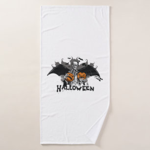 Frankenstein Halloween Bath Towel