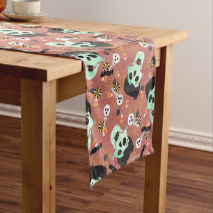 Frankenstein Halloween Birthday Party Table Runner