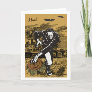 Frankenstein Halloween Card