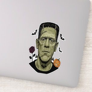 Frankenstein Halloween Illustration Creepy