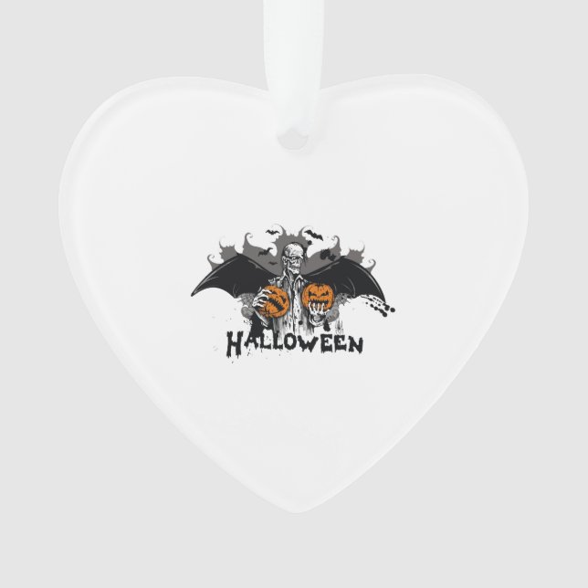Frankenstein Halloween Ornament (Front)