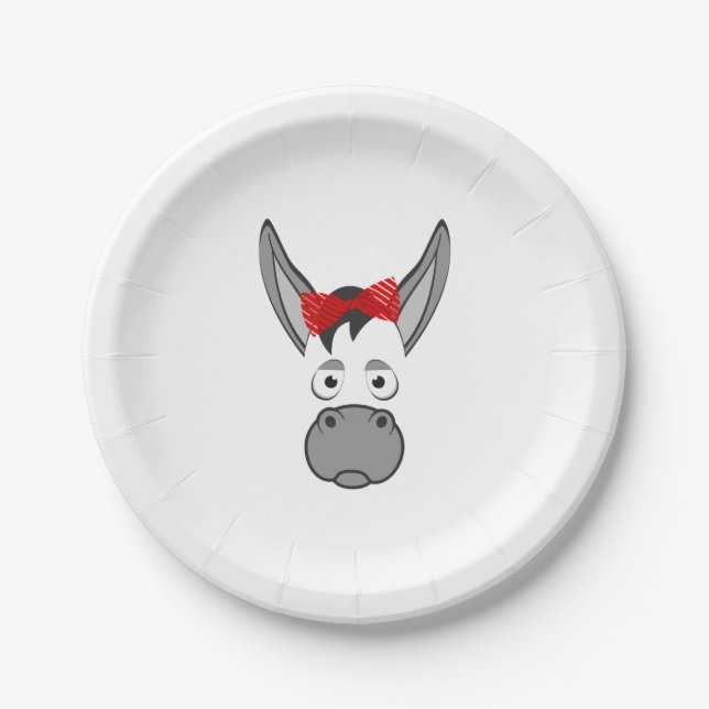 Frankenstein Halloween Paper Plate (Front)
