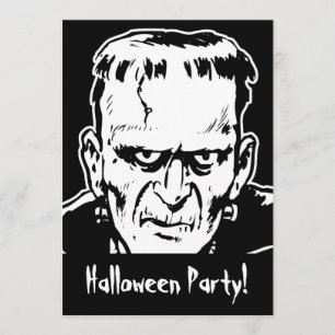 Frankenstein Halloween Party Invitation