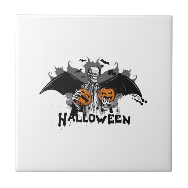 Frankenstein Halloween Tile (Front)