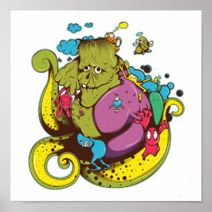 frankenstein heaven in hell poster