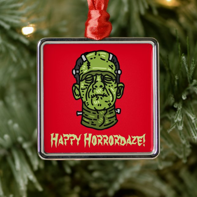 Frankenstein Horror Metal Tree Decoration (Tree)