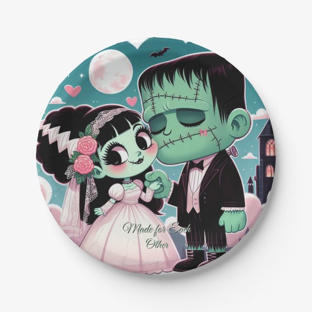 Frankenstein in Love Plates (Front)