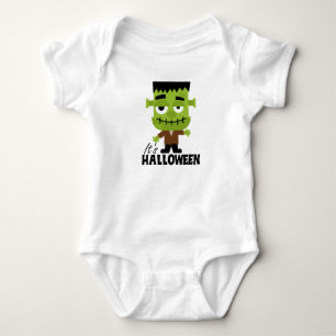 Frankenstein It's Halloween Toddler T-shirt Baby Bodysuit