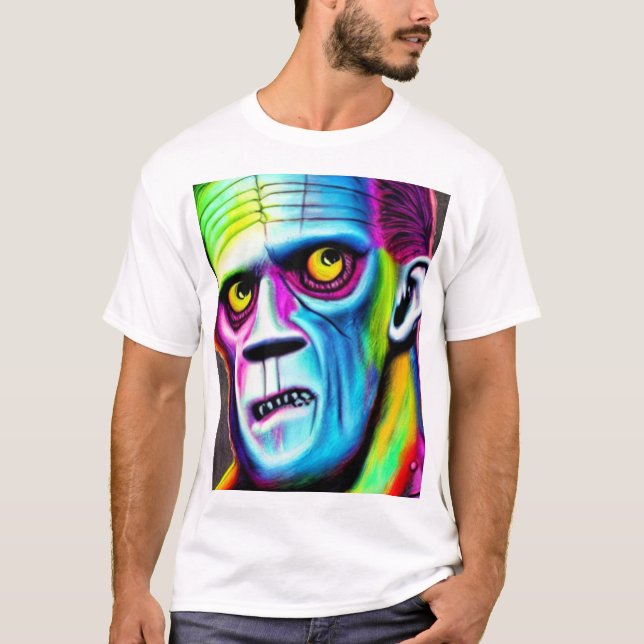 Frankenstein Men's T-Shirts (Front)